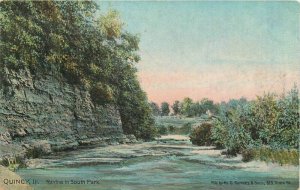 Illinois Quincy Ravine South Park Garrelts & Son #2693 Postcard Tuck 22-7284