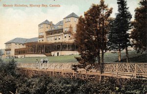 Manor Richelieu Murray Bay La Malbaie Quebec Canada 1910c postcard