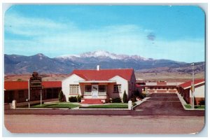 1956 Panorama Lodge Roadside Colorado Springs Colorado CO Vintage Postcard