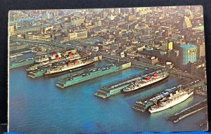 New York City Piers 1972 New York Vintage Postcard