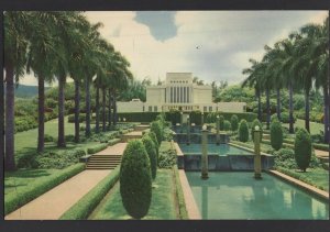 Hawaii OAHU ISLAND Mormon Temple A Stately Church ~ Chrome