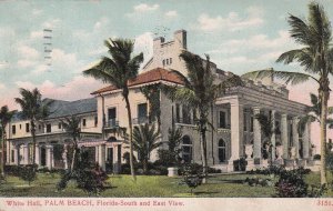 White Hall Palm Beach Florida FL Postcard A09