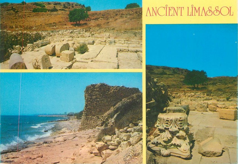 Cyprus Postcard Limassol ancient city different aspects and sights