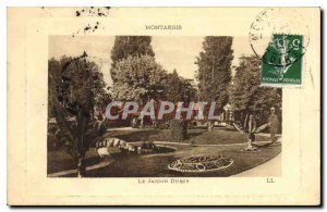 Old Postcard Montargis Garden Durzy