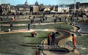 Miniature Golf, Dieppe postal used unknown 