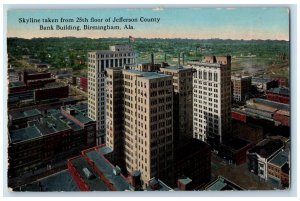 c1910 Skyline Jefferson County Bank Building Birmingham Alabama AL Postcard