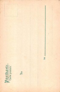 Germany Drachenschlucht Forest vintage postcard B994