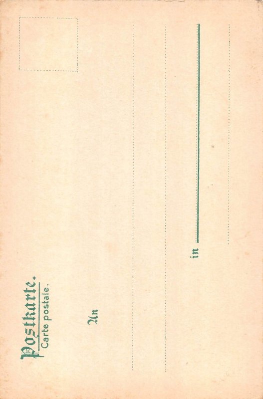 Germany Drachenschlucht Forest vintage postcard B994