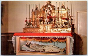 Postcard - St. Genevieve Altar - Notre-Dame-des-Victoires - Quebec City, Canada 