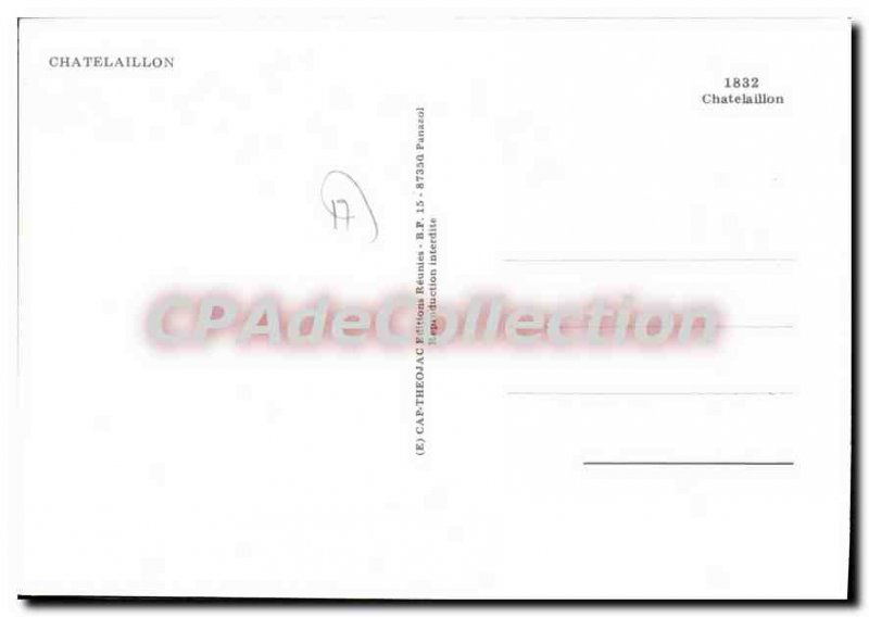 Modern Postcard Chatelaillon