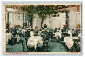 1915 Marble Room The Blackstone Chicago Illinois IL Vintage Posted Postcard