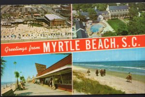 South Carolina MYRTLE BEACH MultiView Greetings from - pm1975 - Chrome