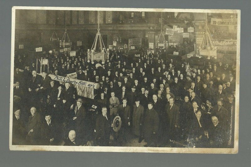 Minneapolis MINNESOTA RPc1920 INTERIOR WEST HOTEL Convention STUDEBAKER De Laval