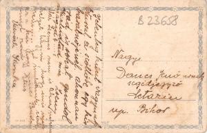 B23658 Wenau Pastel Camp work  painting postcard