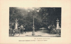 France Aire Sur Adour Landes Allées de L'Adour Vintage Postcard 07.51