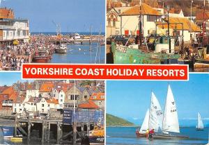 B102856 yorkshire coast holiday resorts ship bateaux    uk