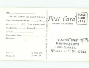 Pre-1980 RADIO CARD - CB HAM OR QSL Wauseon - Near Toledo Ohio OH AH1287