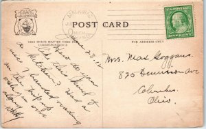 1910s Devil's Kitchen Mackinac Island Michigan Postcard