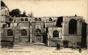 CPA Militaire Les Ruines de Clermont-en-Argonne (91838)