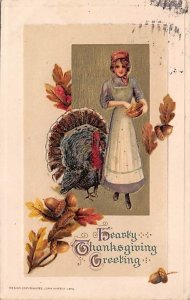 Artist Samuel Schmucker Vintage Thanksgiving Postcard