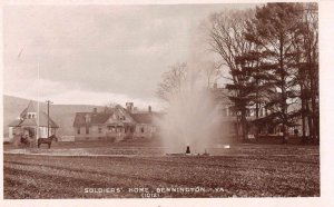 Bennington Virginia Soldiers Home Real Photo Vintage Postcard AA29150