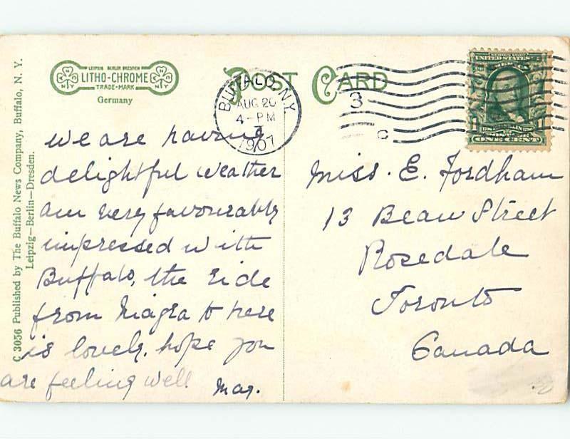 Divided-Back POSTCARD FROM Buffalo New York NY HM7361