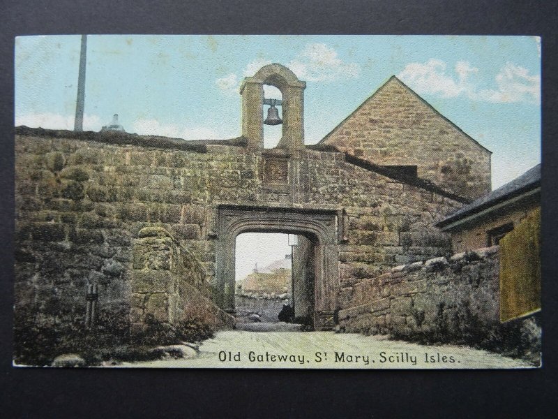Scilly Isles ST. MARY The Old Gateway c1913 Postcard by Shurrey's