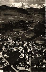 CPA MEGEVE l'Ensoleillée, alt. 1113 m, et le Mont Blanc (618688)