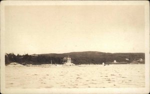 Isle Au Haut Maine Knox County c1920 Real Photo Postcard