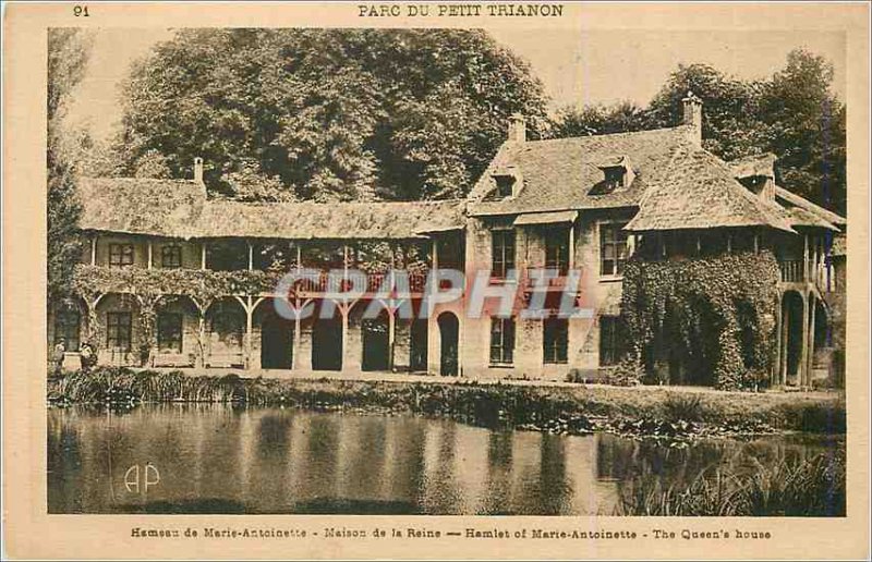 Postcard Old Park Petit Trianon Queen's House