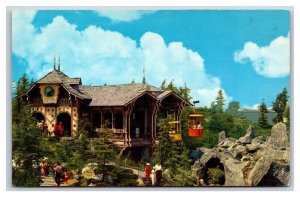 Disneyland Fantasyland Skyride Anaheim CA UNP Chrome Postcard U14