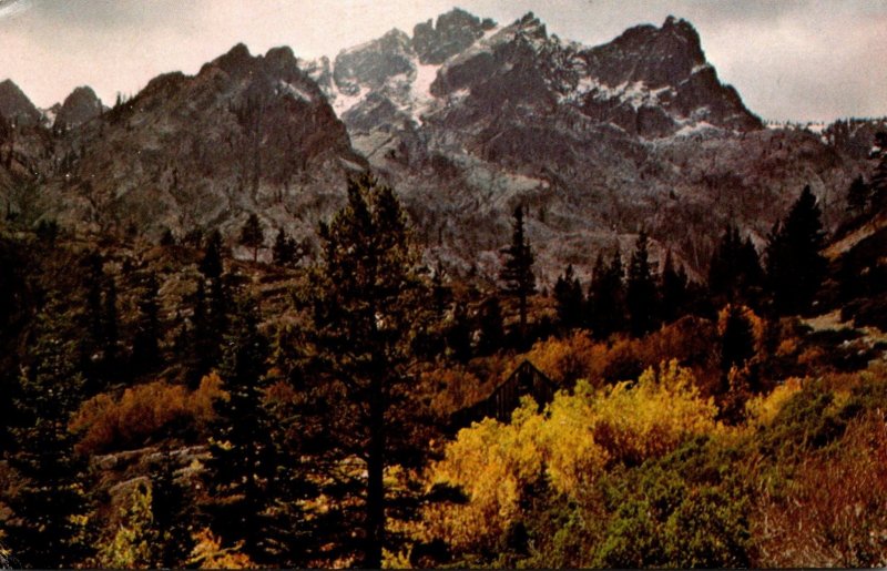 California Sierra Buttes The Glow Of Autumn