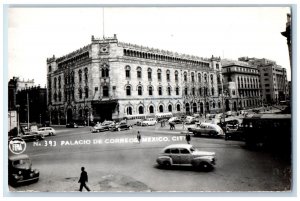 c1940's Post Office View Mexico City Mexico RPPC Photo Unposted Postcard 