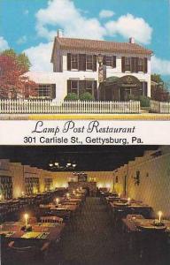 Pennsylvania Gettysburg The Lamp Post Restaurant