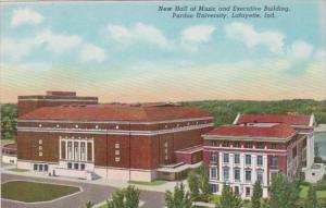 Indiana Lafayette New Hall Of Music & Executive Building Purdue University Cu...