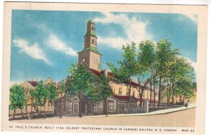 St Paul's Church, Halifax, Nova Scotia,