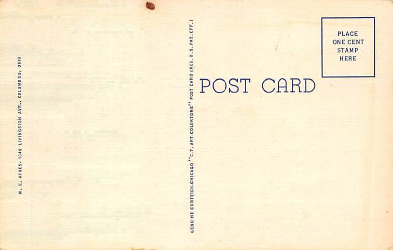 U. S. Post Office Columbus, Ohio OH Postcard