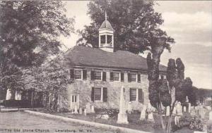 West Virginia Lewisburg The Old Stone Church Albertype