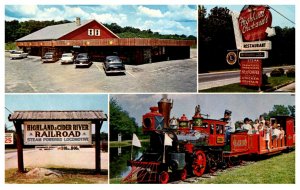 Rhode Island N.Scituate Highland Orchards ,Scale Model Train Ride