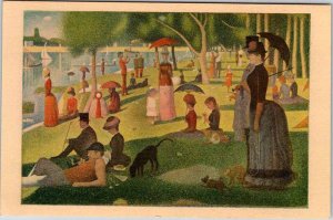 Postcard ARTWORK SCENE Chicago Illinois IL AL0727