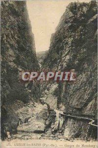 Postcard Old Amelie les Bains (Pyr Gold) Gorges Mondony