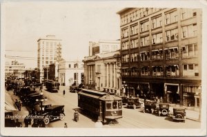 Victoria BC Douglas Street Foul Bay Streetcar #239 c1929 Gowen RPPC Postcard H12