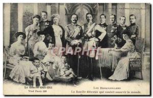 Old Postcard The Hohenzollern the hated family who wanted to enslave the world