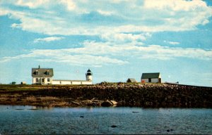 Maine Kennebunkport Cape Porpoise Goat Island Lighthouse