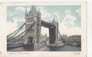 BF32207 london tower bridge uk  front/back image