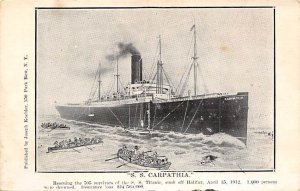 SS Carpathia SS Carpathia, Titanic Resque Ship View Images