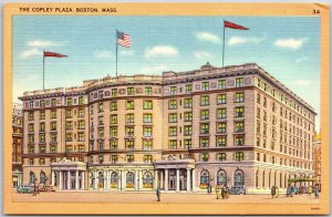 Boston Massachusetts MA, The Copley Plaza Hotel Building, Vintage Postcard