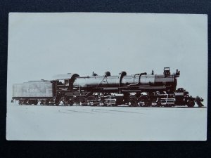 Western USA Southern Pacific Railway SPR Steam Locomotive 4000 Old RP Postcard