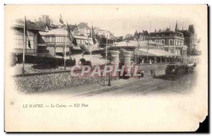 Le Havre - Casino Tram - Old Postcard