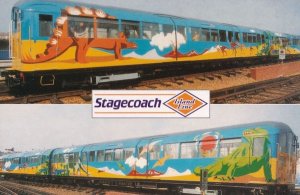 Stagecoach Island Ride Isle of Wight Dinosaur Trains Postcard